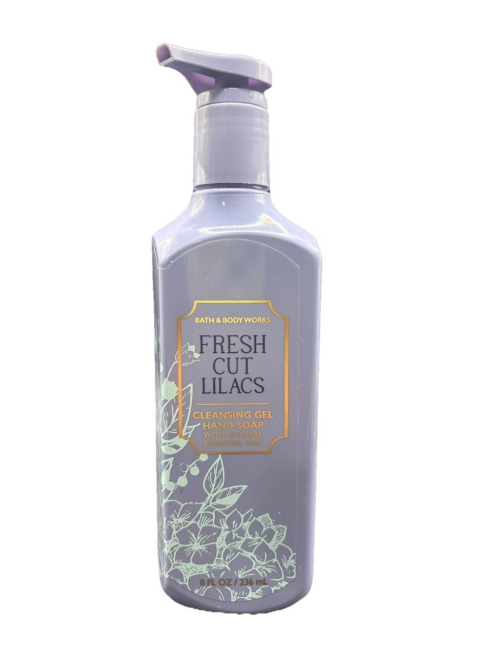 Bath & Body Works Fresh Cut Lilacs Cleansing Gel Hand Soap 8.75 oz Spring Floral